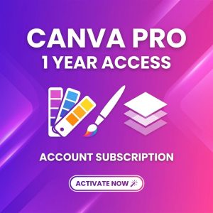 Canva Pro Account – 1 Year